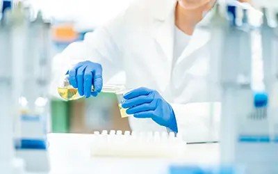 biochemical scientific research in the laboratory